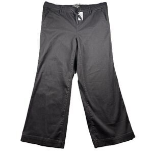 Torrid Women Jeans NWT Weekend Wide Leg Mid-Rise Pull On Black 3T 3X Tall M160